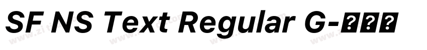 SF NS Text Regular G字体转换 SF NS Text Regular G字体转换